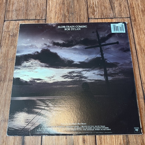 Bob Dylan Slow Train Coming Vinyl Record LP 1979 CBS Records - Picture 3 of 9